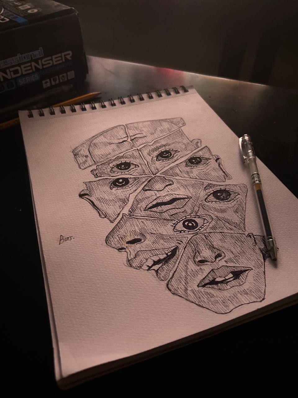 abstract faces